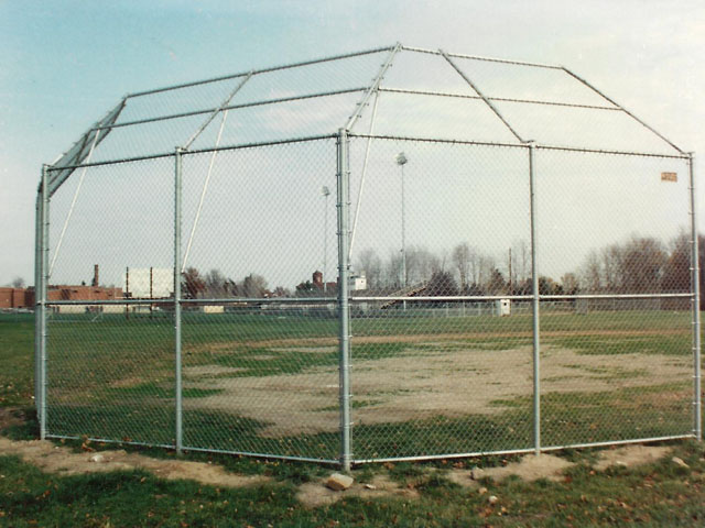 Industrial Chain Link Baseball Backstop